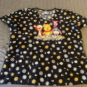 Winnie the pooh Scrub top